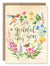 Grateful Hummingbird Thank You Card