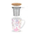 Bailey Botanical Bliss Ceramic Tea Mug & Infuser by Pinky Up